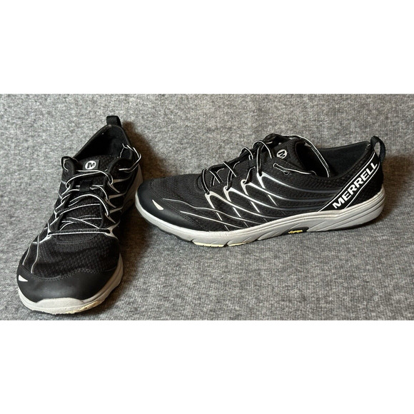 Merrell Other - Merrell Shoes Mens 13 Black Silver Bare Access Arc Barefoot Running Sneakers